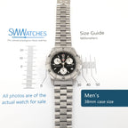 TAG Heuer 2000 Chronograph CK1110-0 Men's 38mm case size