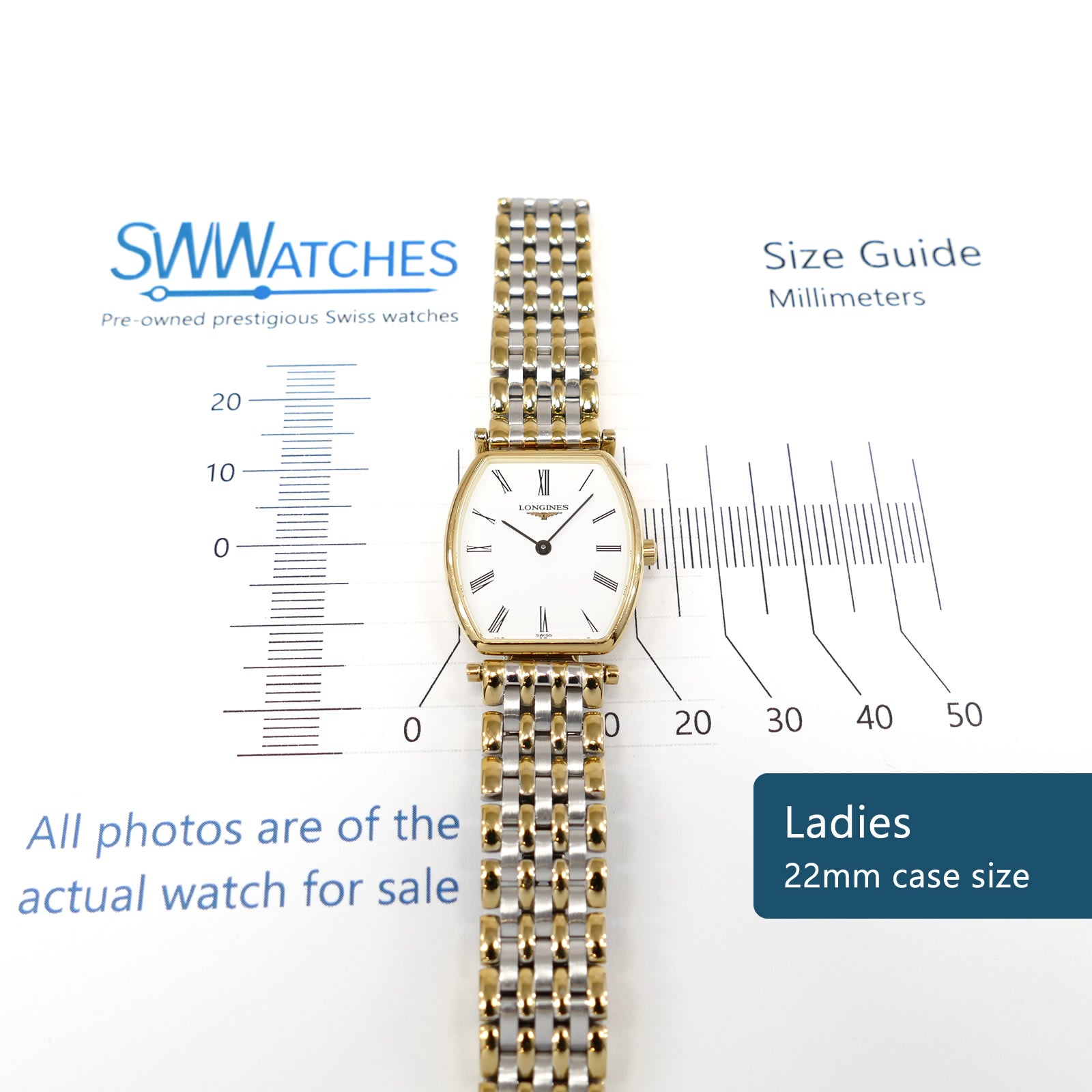 Longines La Grande Classique L4.205.2 Ladies 22mm case size