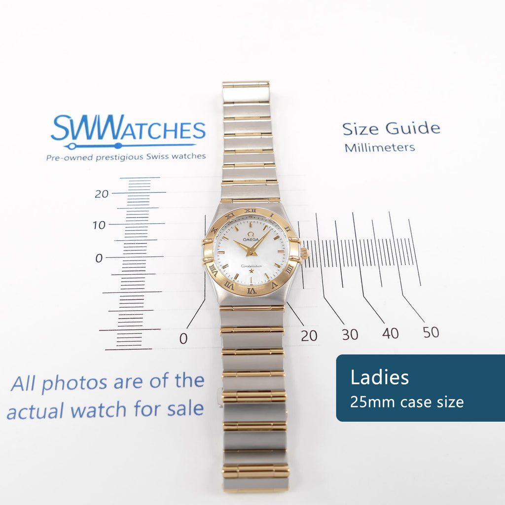 Omega Constellation 1272.70.00 Ladies 25mm case size