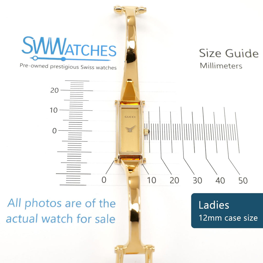 Gucci 1500L Ladies 12mm Case size