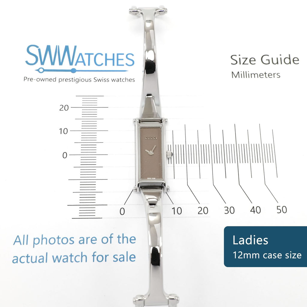 Gucci 1500L Ladies 12mm case size