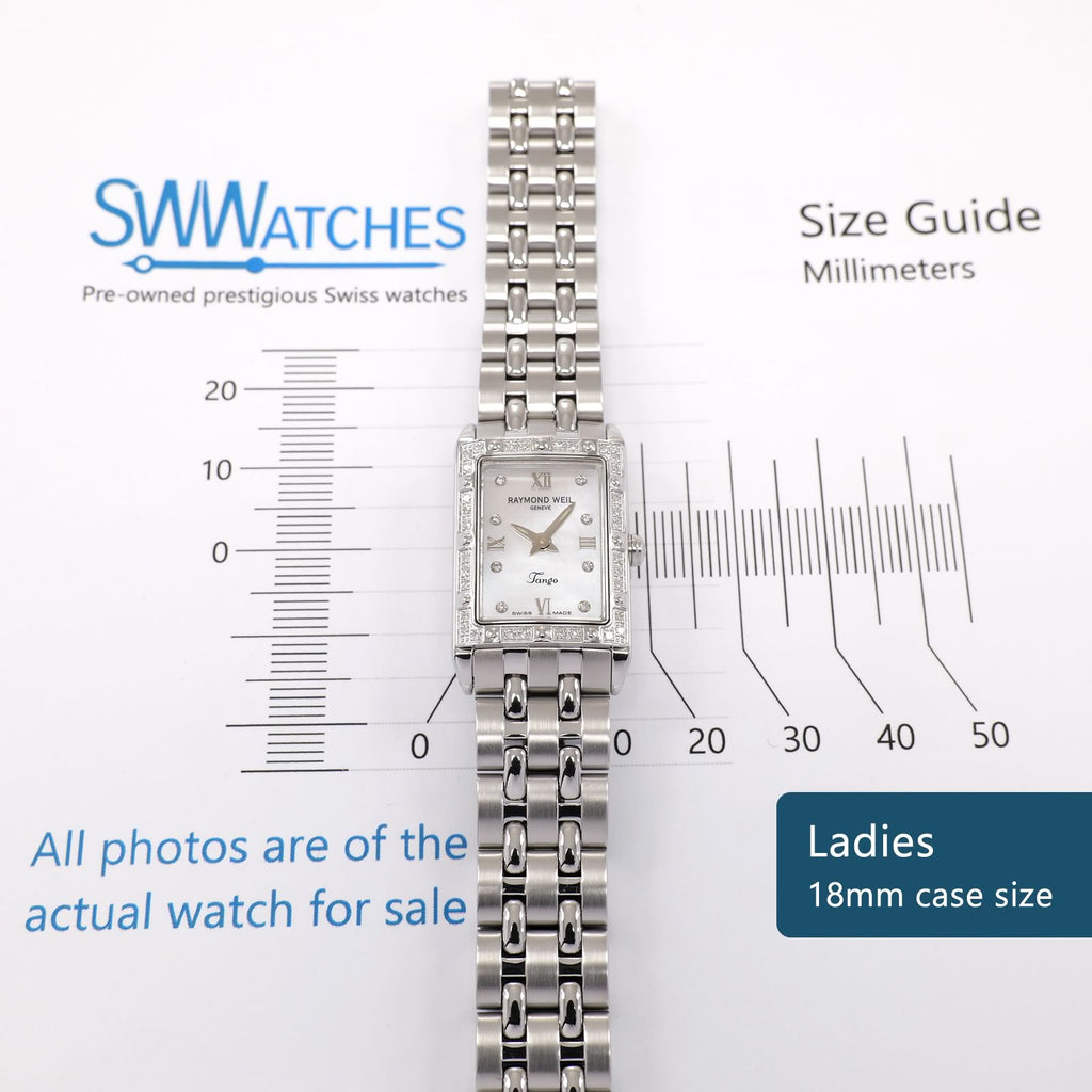 Raymond Weil Tango 5971 Ladies 18mm case size