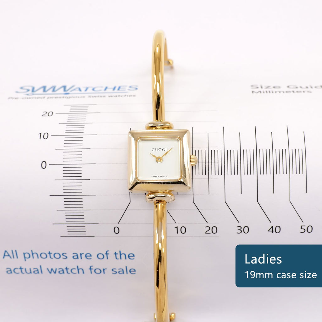 Gucci 1900L Ladies 19mm case size