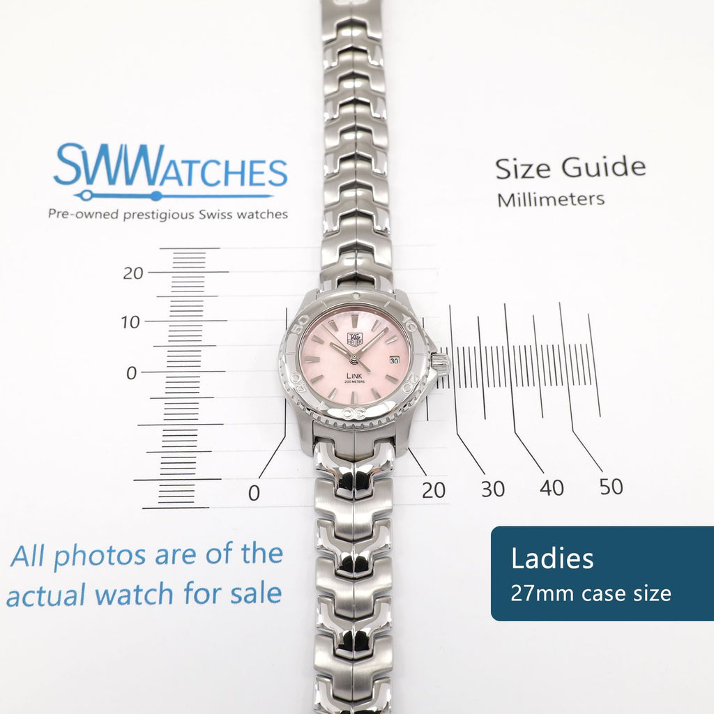 TAG Heuer Link WJ1315-1 Ladies 27mm case size