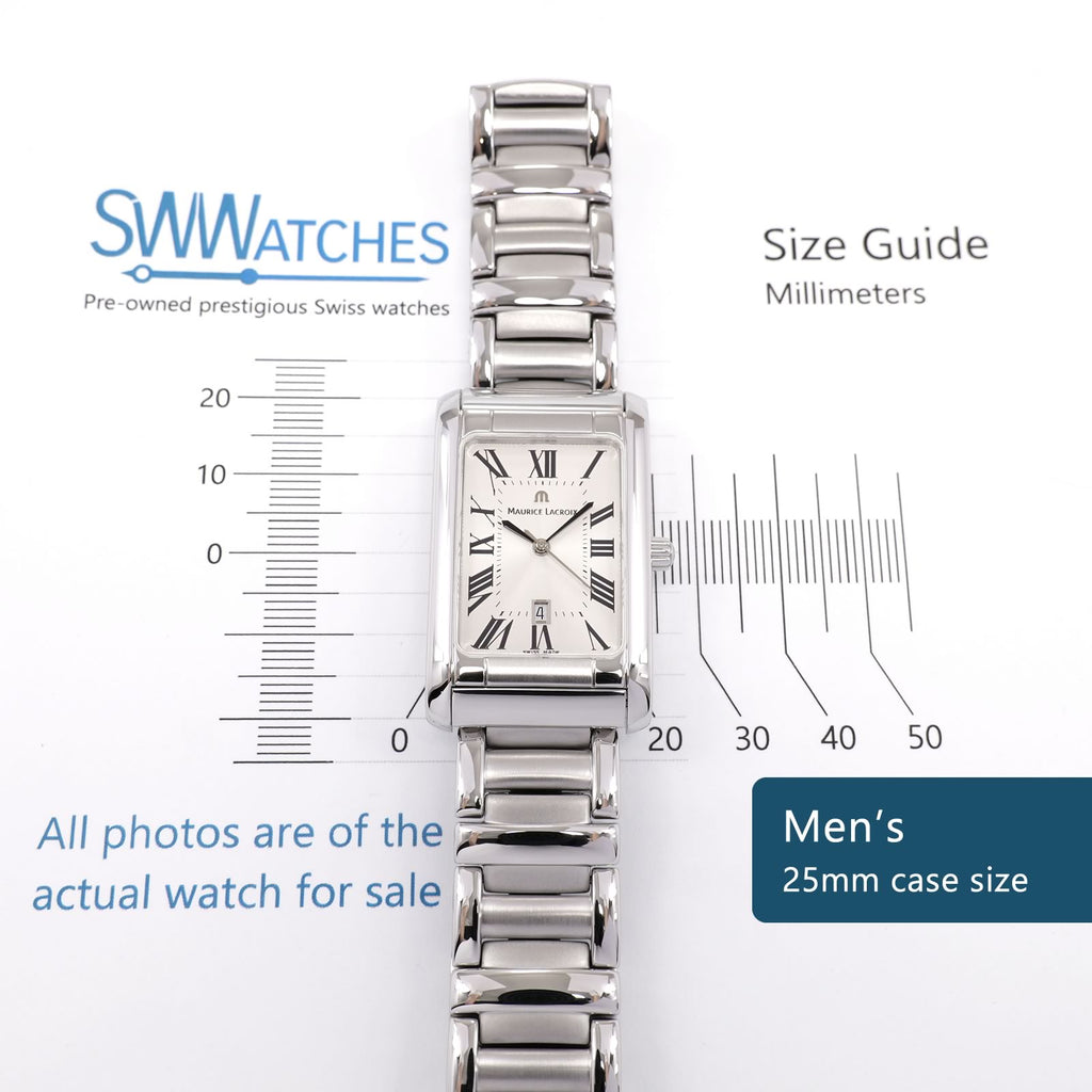 Maurice Lacroix Miros 89746 Men's 25mm case size