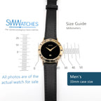 Gucci 3000M Men's 33mm case size