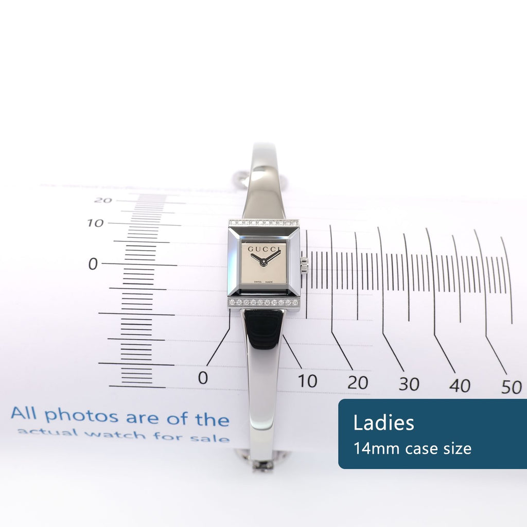 Gucci G-Frame YA128504 Ladies 14mm case size