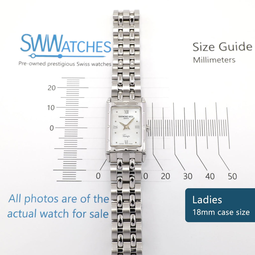 Raymond Weil Tango 5971 Ladies 18mm case size