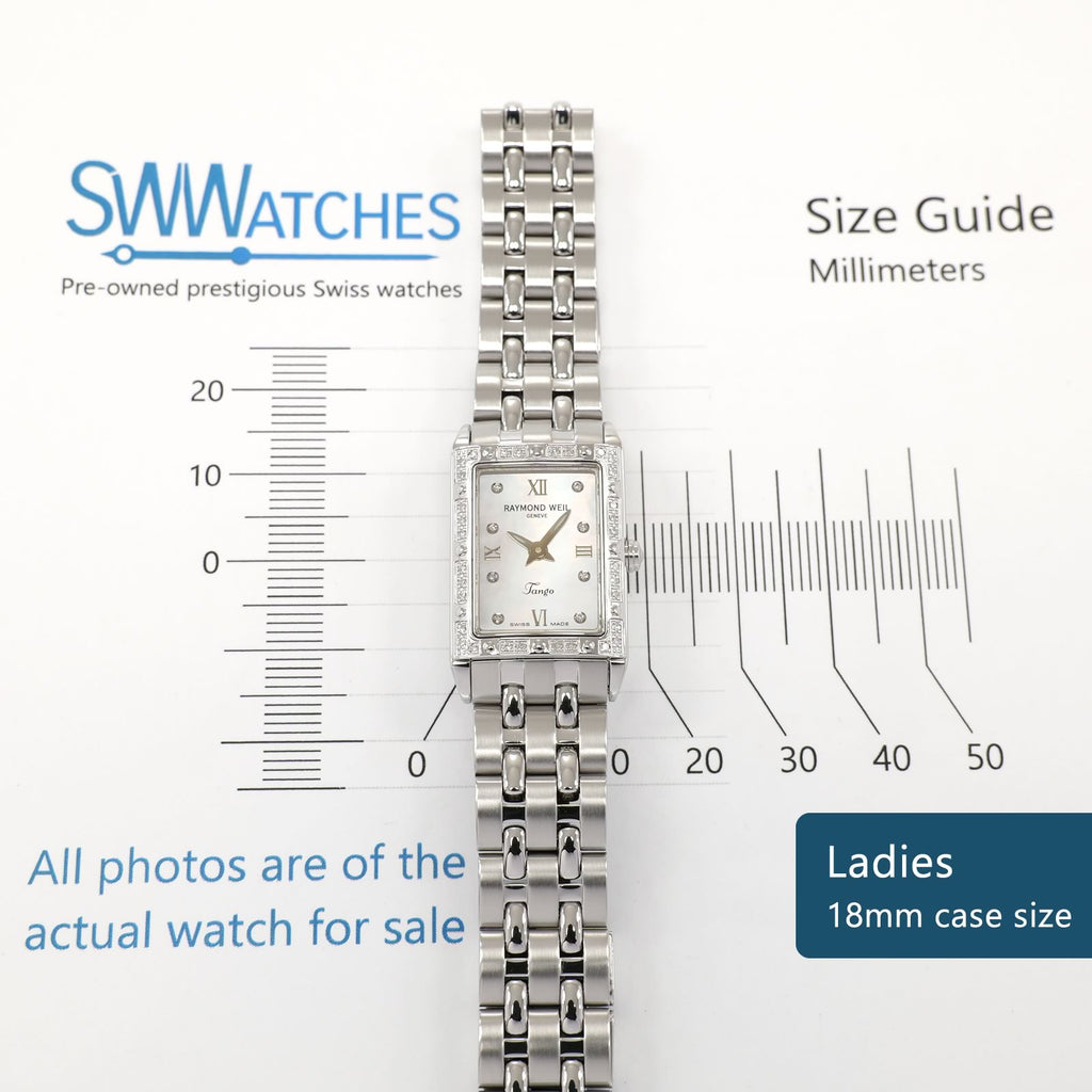 Raymond Weil Tango 5971 Ladies 18mm case size