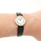 Longines Présence L4.137.2 white dial on the wrist