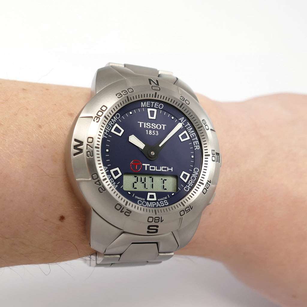 Tissot T-Touch Titanium Z253/353 on the wrist