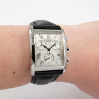 Raymond Weil Don Giovanni 4873 Silver Chronograph on the wrist
