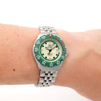 TAG Heuer Formula 1 Ladies 372.508 Luminous Green on the wrist