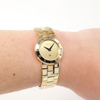 Gucci 3300L Dial 18k Gold on the wrist