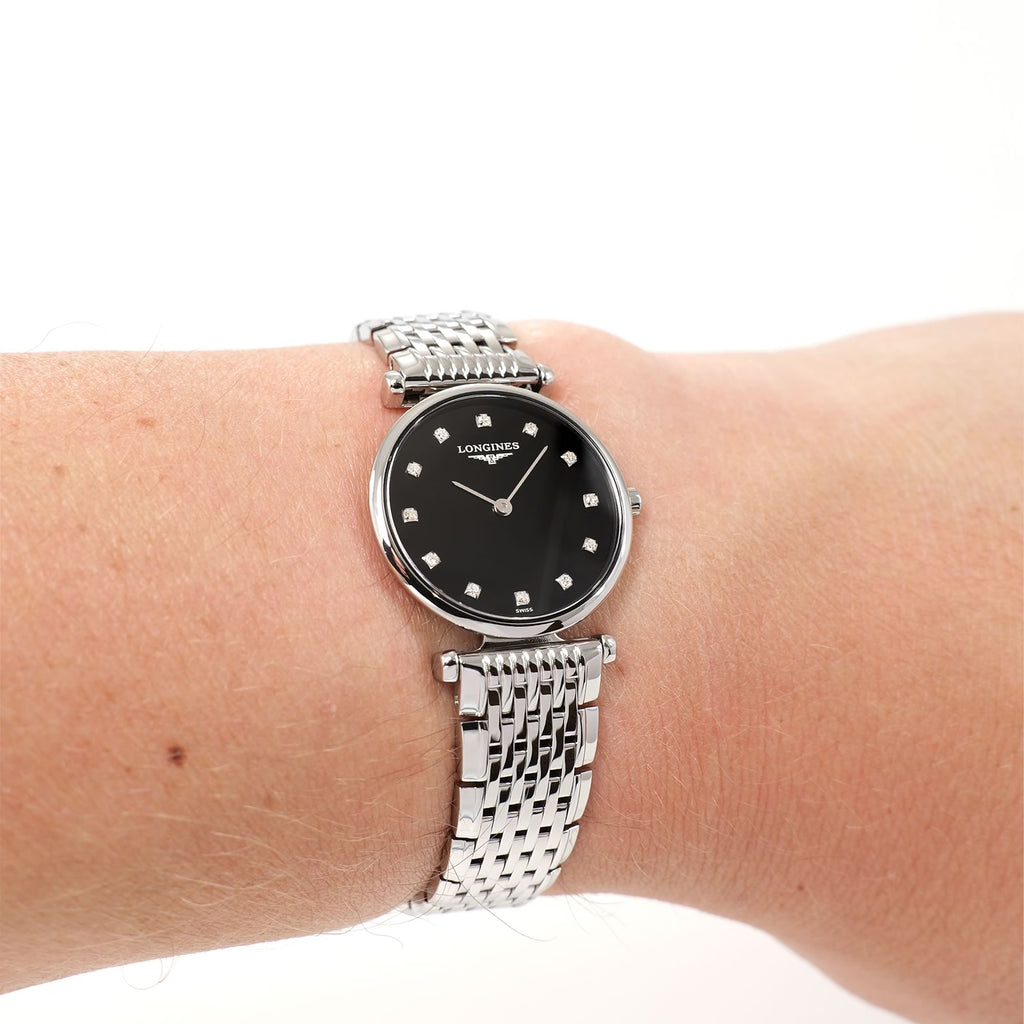 Longines La Grande Classique L4.209.4 Black Dial on the wrist