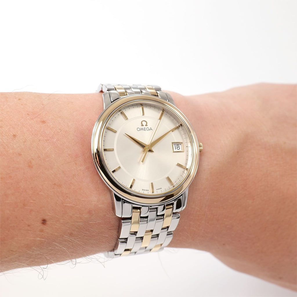 Omega De Ville Prestige 4310.31.00 Silver Dial on the wrist