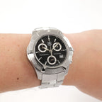 TAG Heuer 2000 Exclusive CN111F Black Dial on the wrist