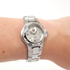TAG Heuer Kirium WL1314 Silver Sunburst Dial on the wrist