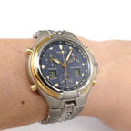 Tissot Titanium T671 on the wrist