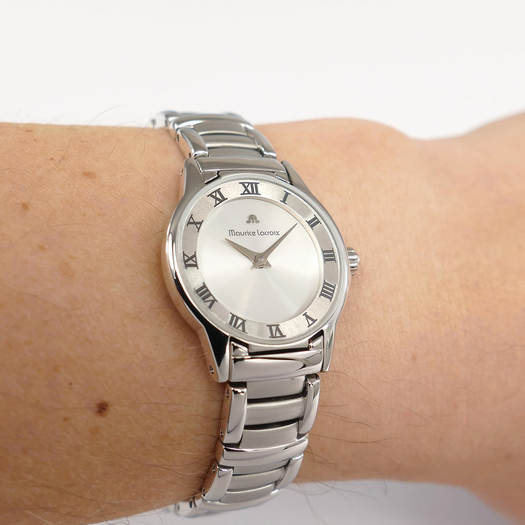 Maurice Lacroix Miros 59749 on the wrist