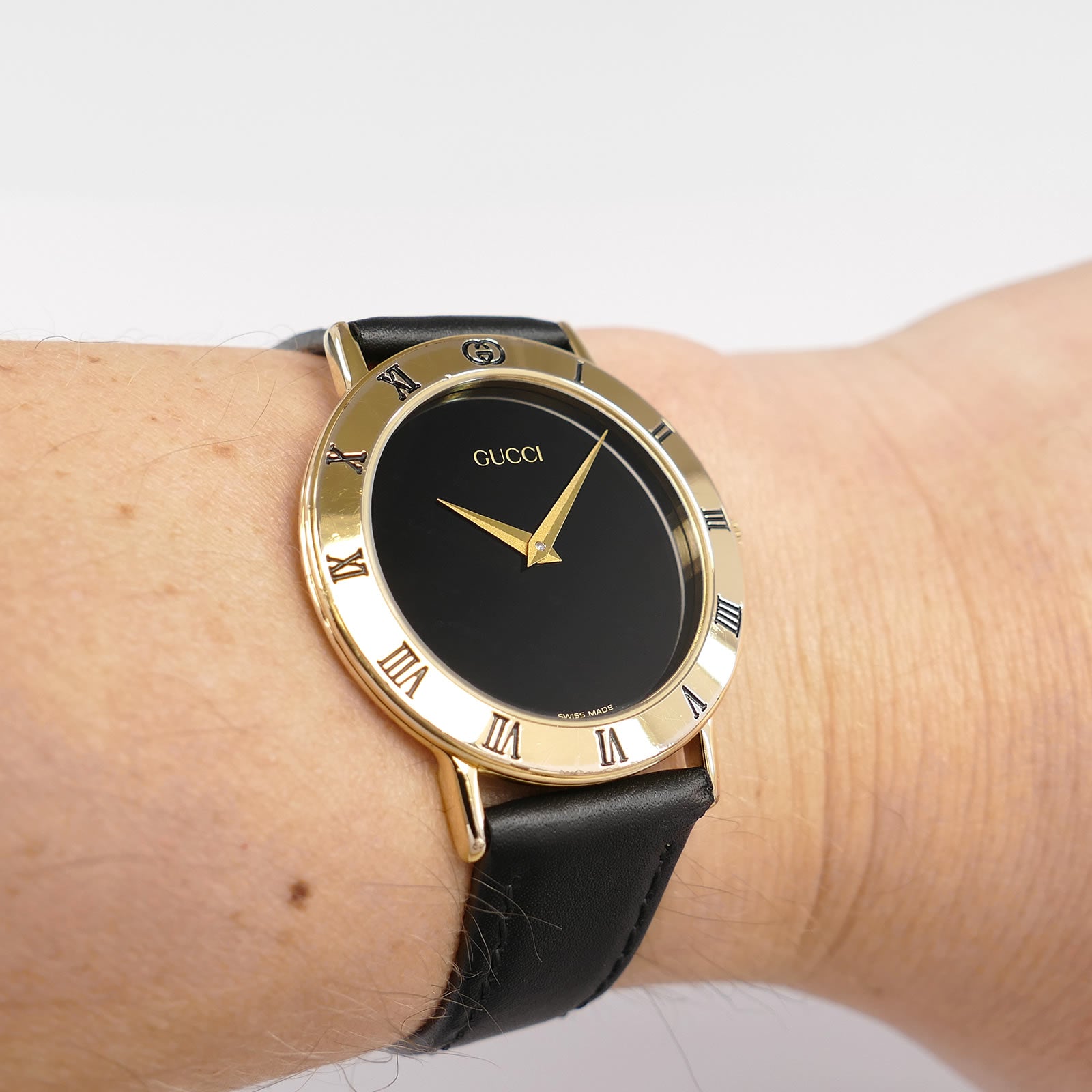 Gucci 3000M on the wrist