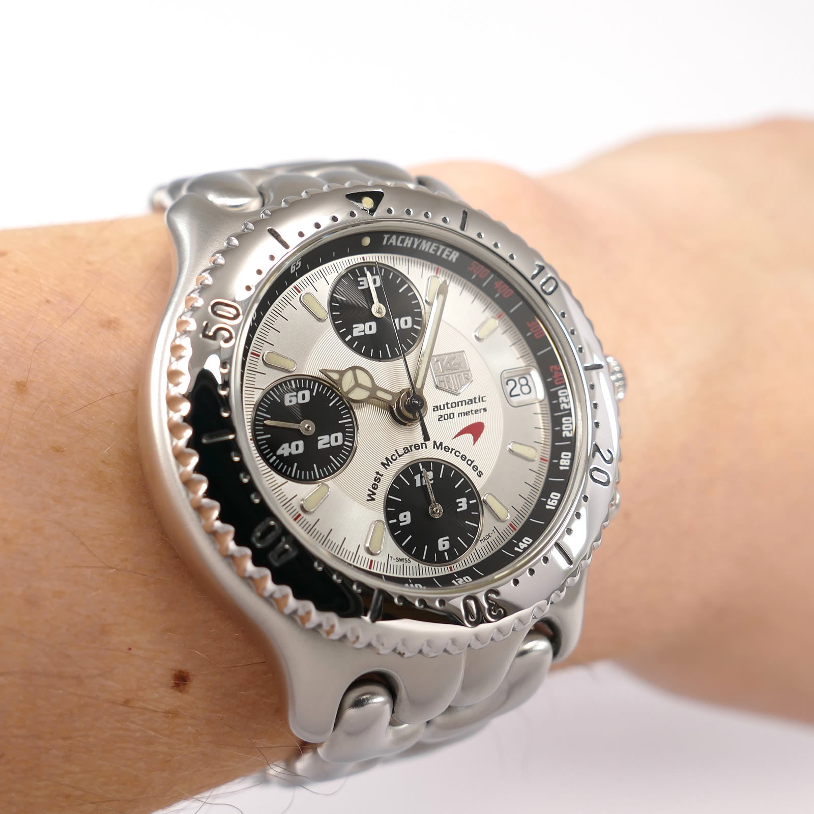 TAG Heuer SEL CG2113 West McLaren on the wrist