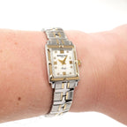 Raymond Weil Parsifal 9630 White Mother of Pearl Dial ladies watch on the wrist