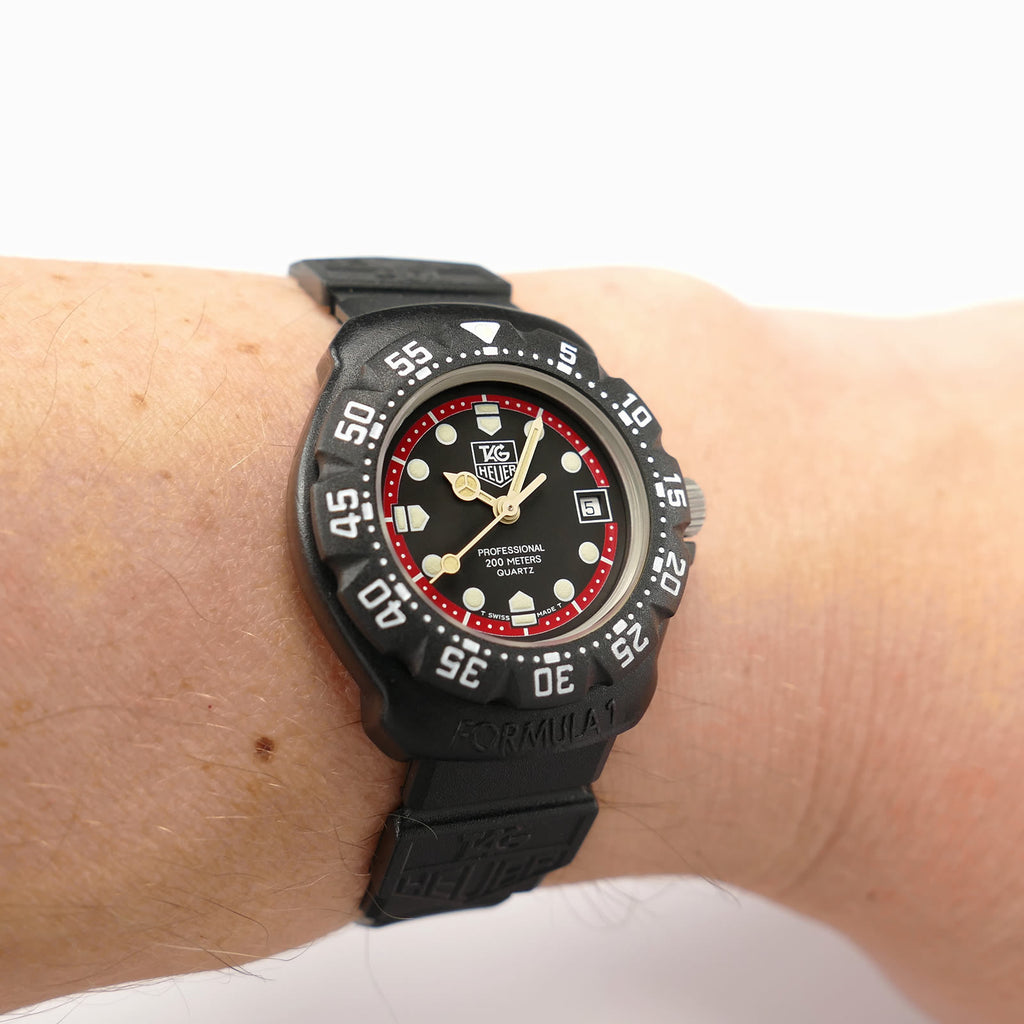 TAG Heuer Formula 1 383.508 on the wrist