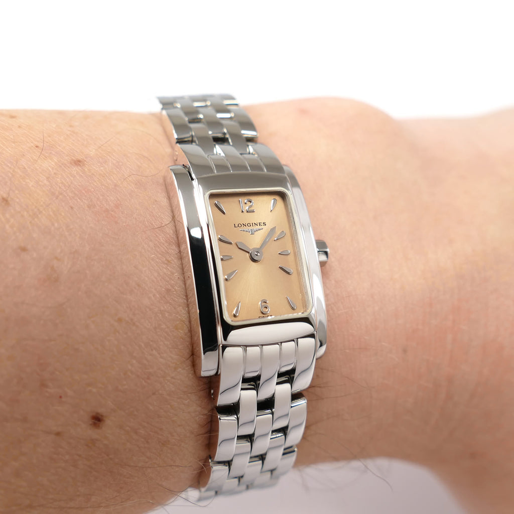 Longines DolceVita L5.158.4 on the wrist