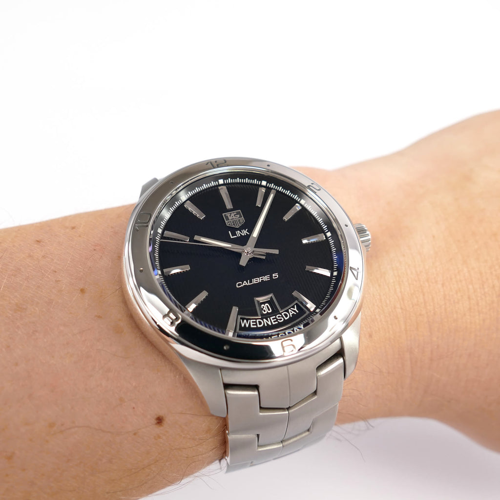 TAG Heuer Link WAT2010-0 on the wrist