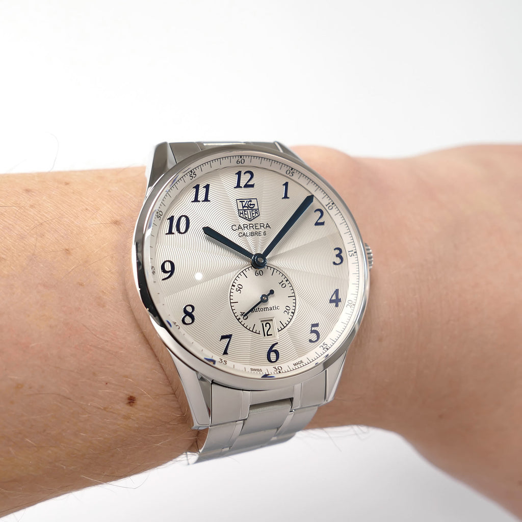 TAG Heuer Carrera Heritage WAS2111 on the wrist