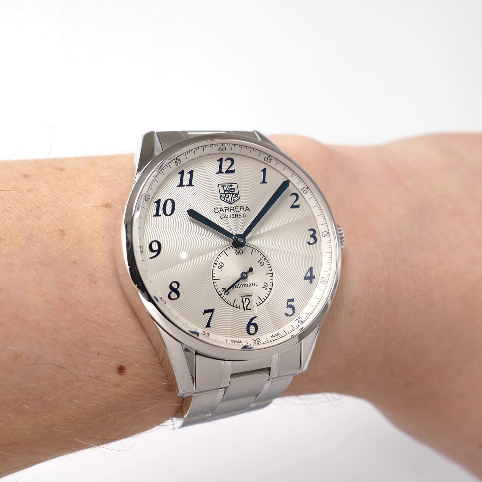 TAG Heuer Carrera Heritage WAS2111 on the wrist