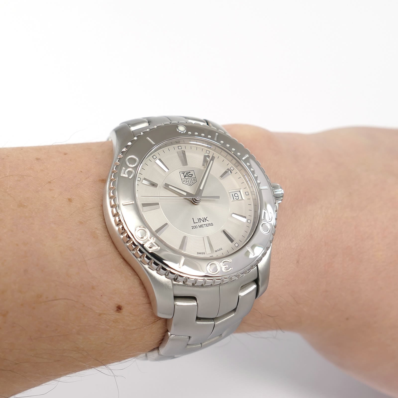 TAG Heuer Link WJ1111 on the wrist
