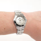TAG Heuer Exclusive WN131H White Mother of Pearl & Diamonds on the wrist