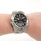 Tissot T-Touch Expert Carbon Fibre & Titanium men's watch on the wrist