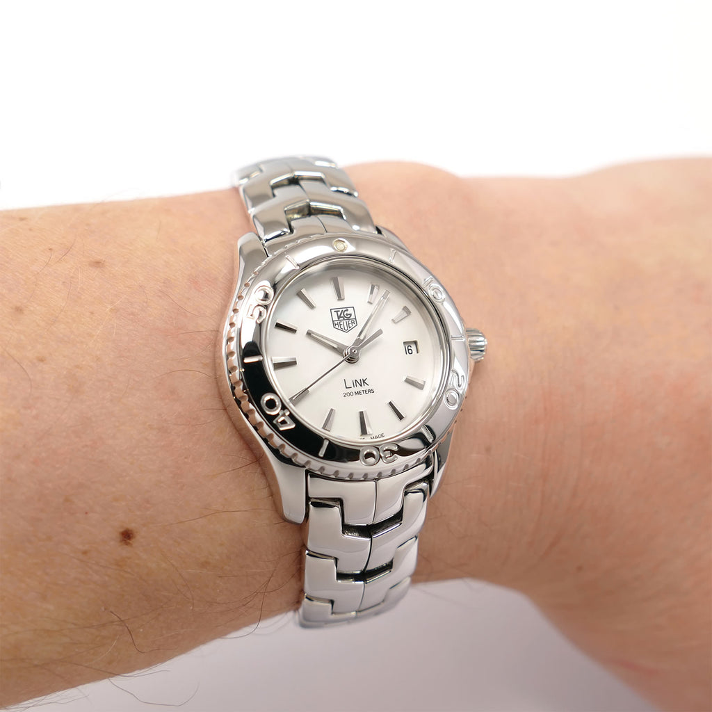 TAG Heuer Link WJ1313-0 on the wrist