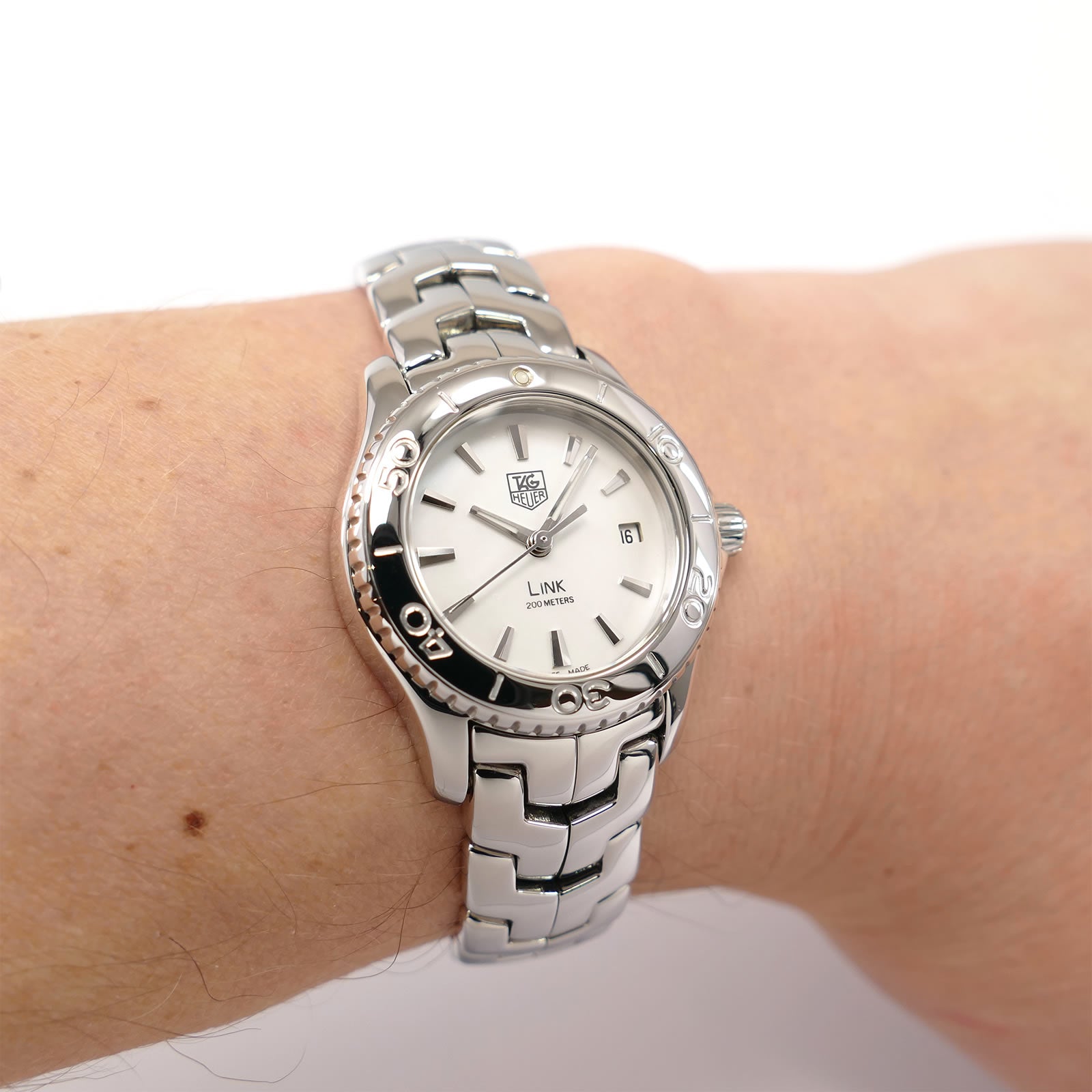 TAG Heuer Link WJ1313-0 on the wrist