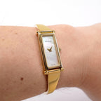 Gucci 1500L White Mother of Pearl Dial on the wrist