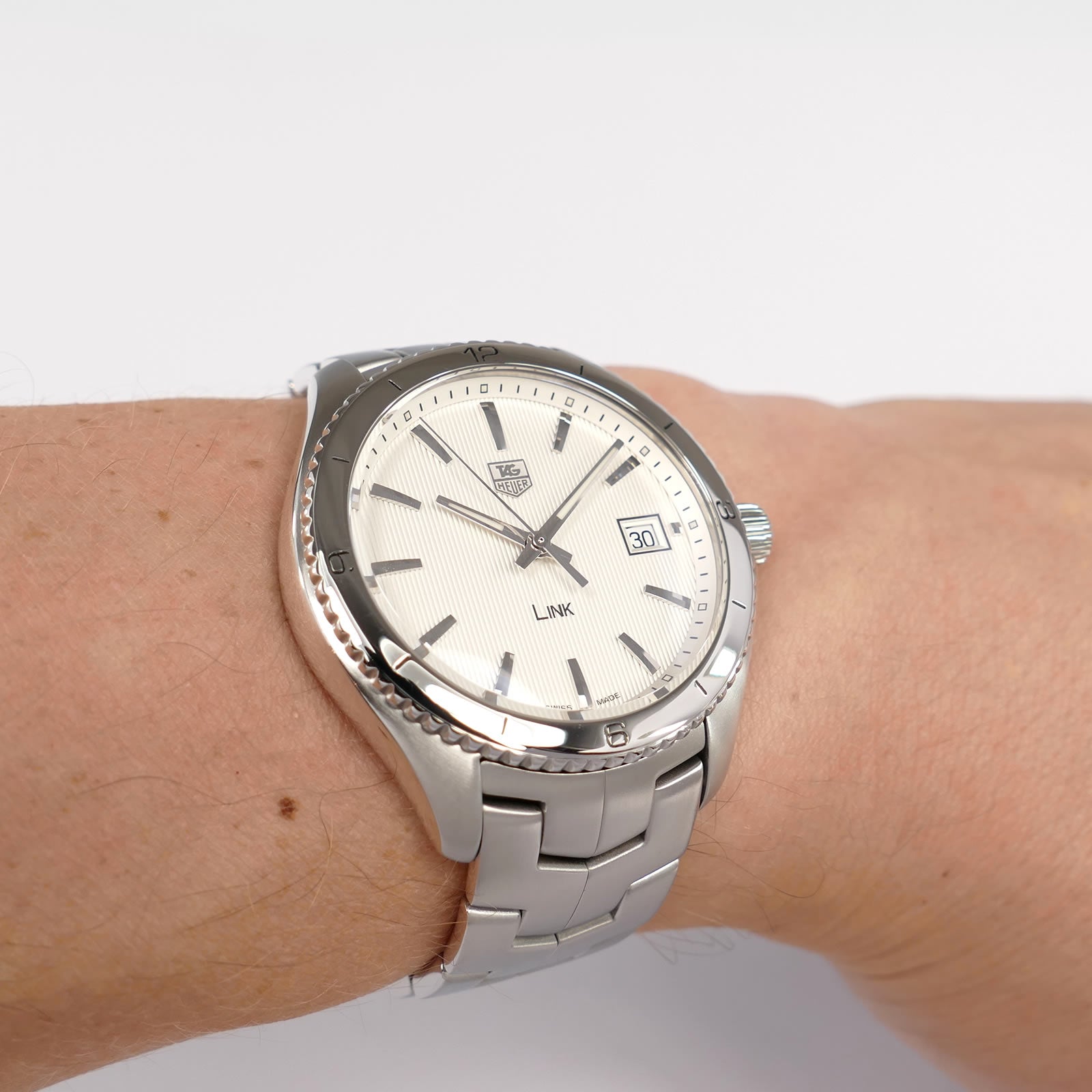 TAG Heuer Link WAT1111 on the wrist