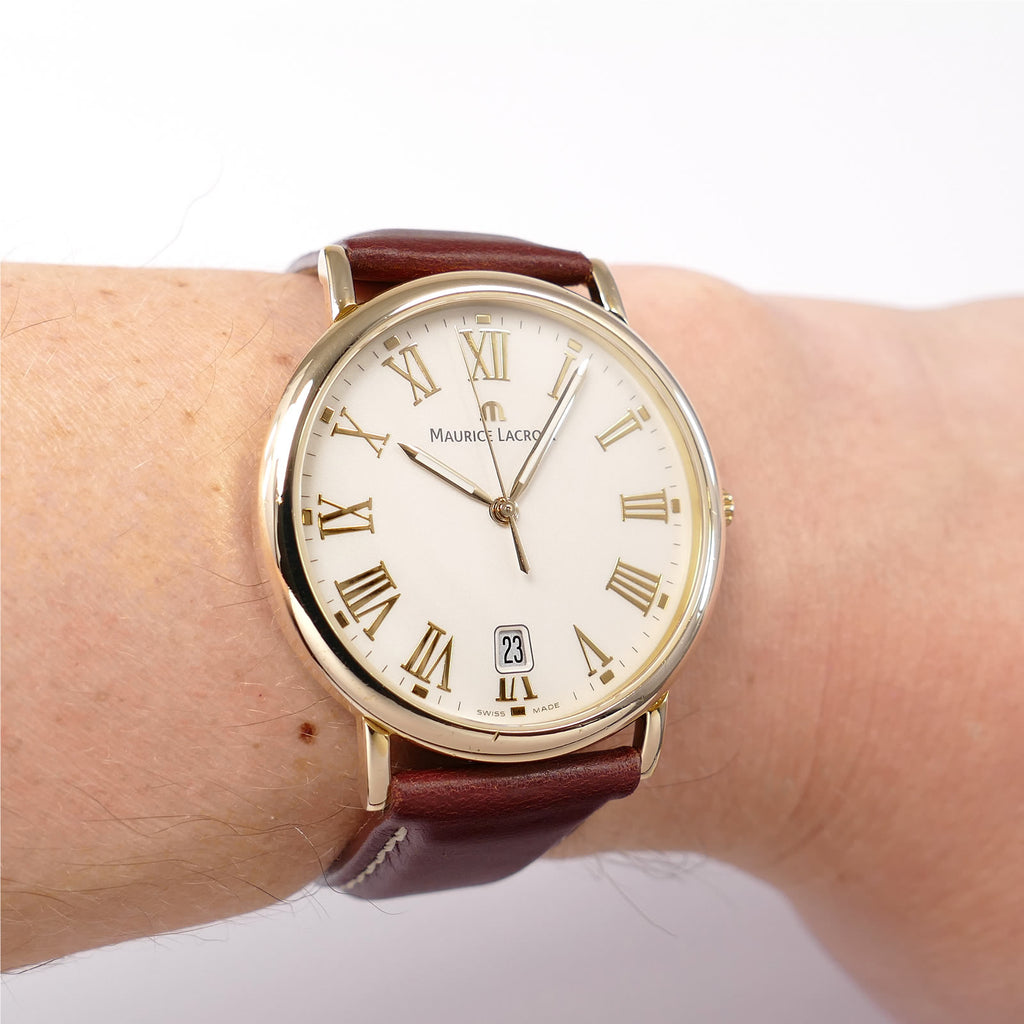 Maurice Lacroix Les Classiques LC1027 on the wrist