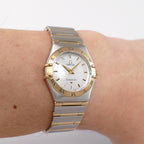 Omega Constellation 1272.70.00 White Mother of Pearl on the wrist