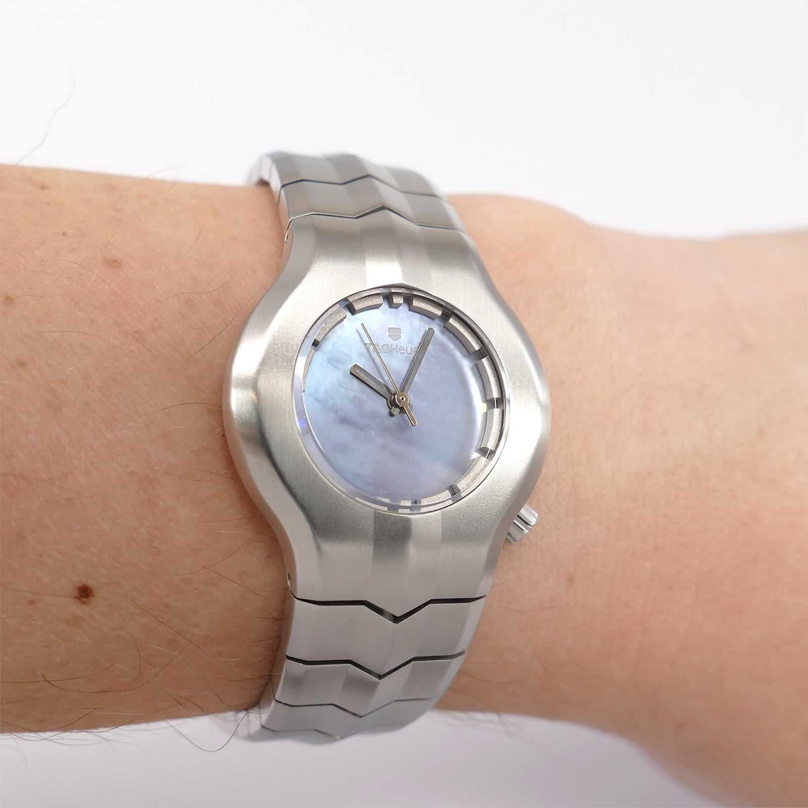 TAG Heuer Alter Ego WP1312 Blue Dial on the wrist