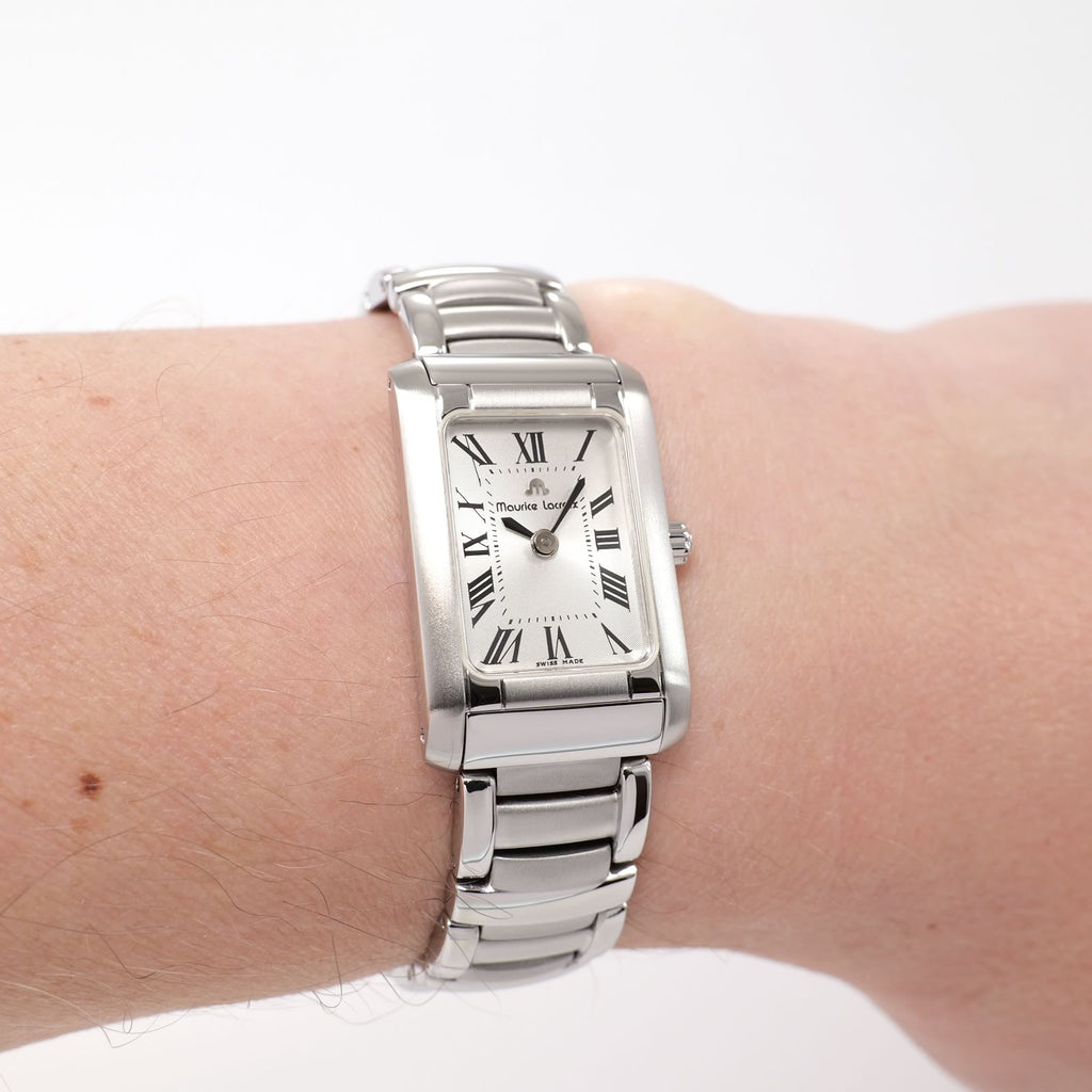 Maurice Lacroix Miros 59744 Silver Dial on the wrist