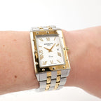 Raymond Weil Tango 5381 White Dial 18k Gold Plated on the wrist
