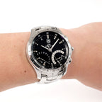 TAG Heuer Link Calibre S CJF7112 Men's Black Chronograph watch on the wrist