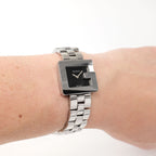 Gucci 3600 Black Dial on the wrist