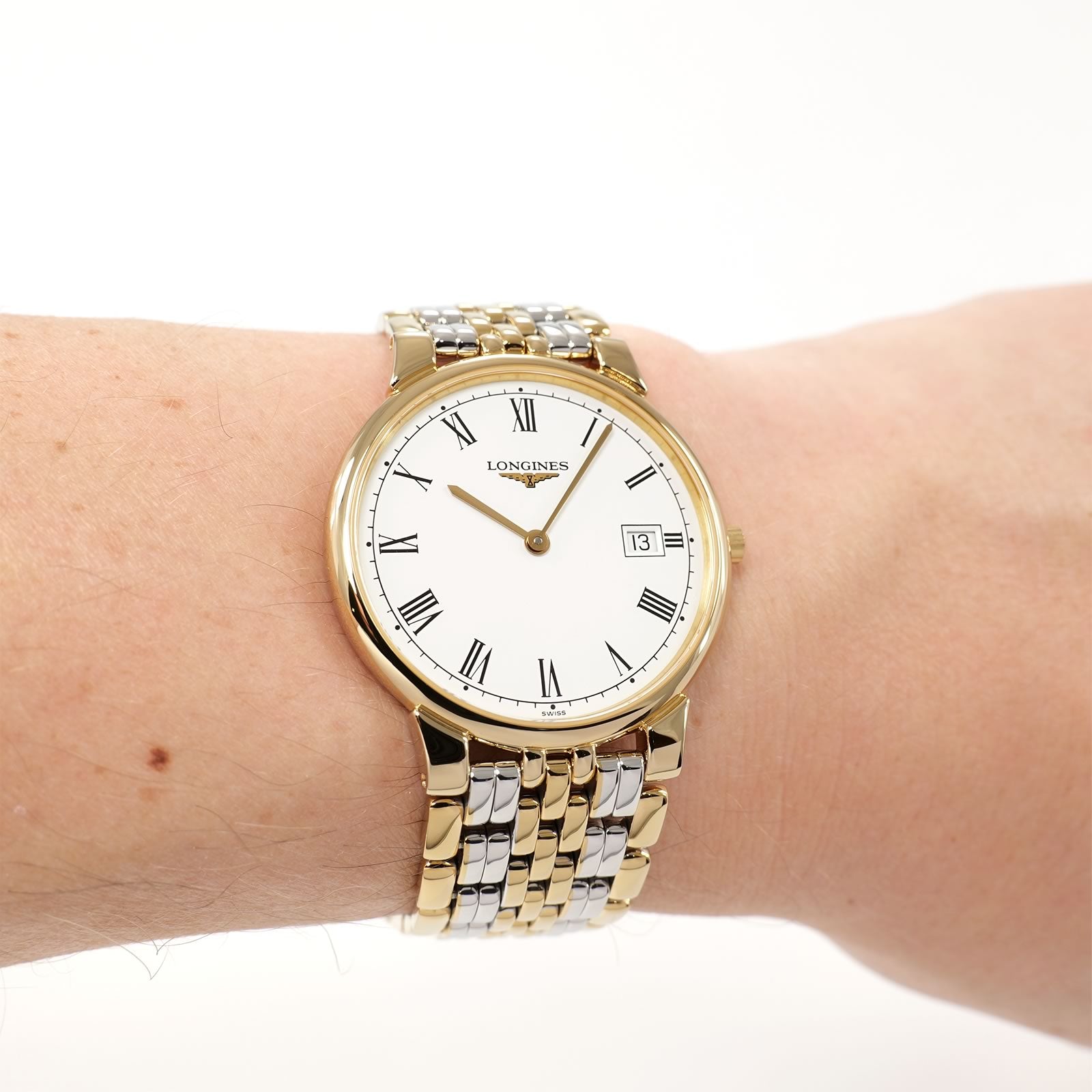 Longines La Grande Classique L5.632.2 whte dial on the wrist