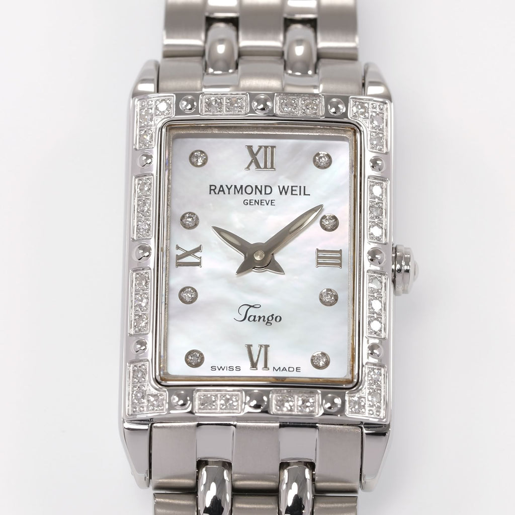 Raymond Weil Tango 5971 Ladies 18mm Mother of Pearl & 40 Diamonds