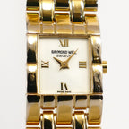Raymond Weil Tema 5886 White Dial close up with Roman Numerals