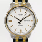 Tissot Automatic III T065430A white dial close up